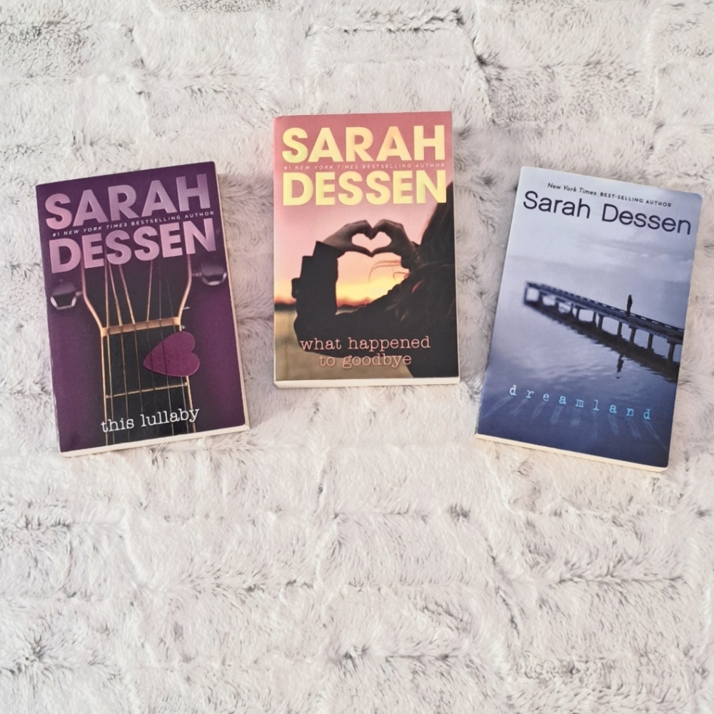 Sarah Dessen paperback set of 3 books.
